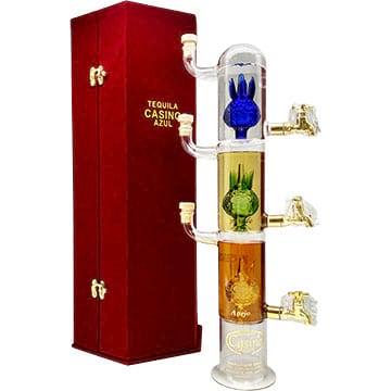 Casino Azul Tower tequila set at Five Star Liquor in Crown Point